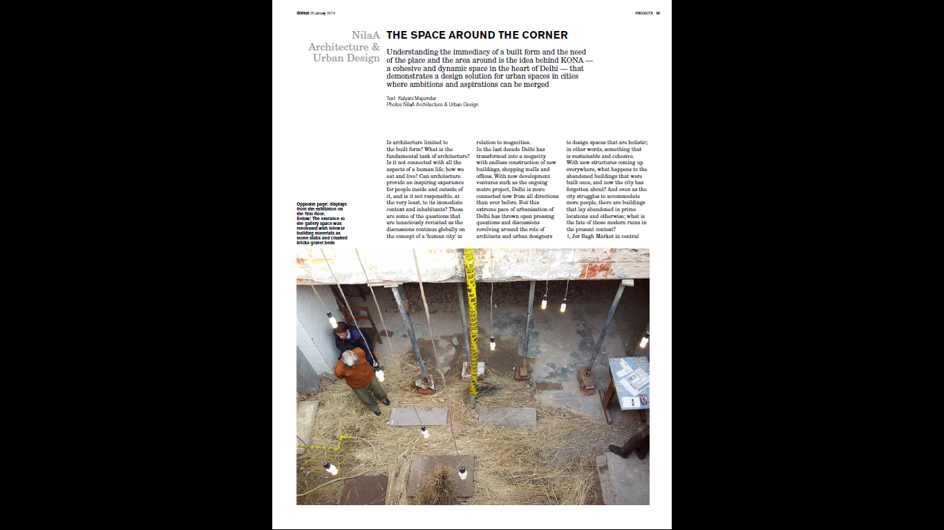 THE SPACE AROUND THE CORNER