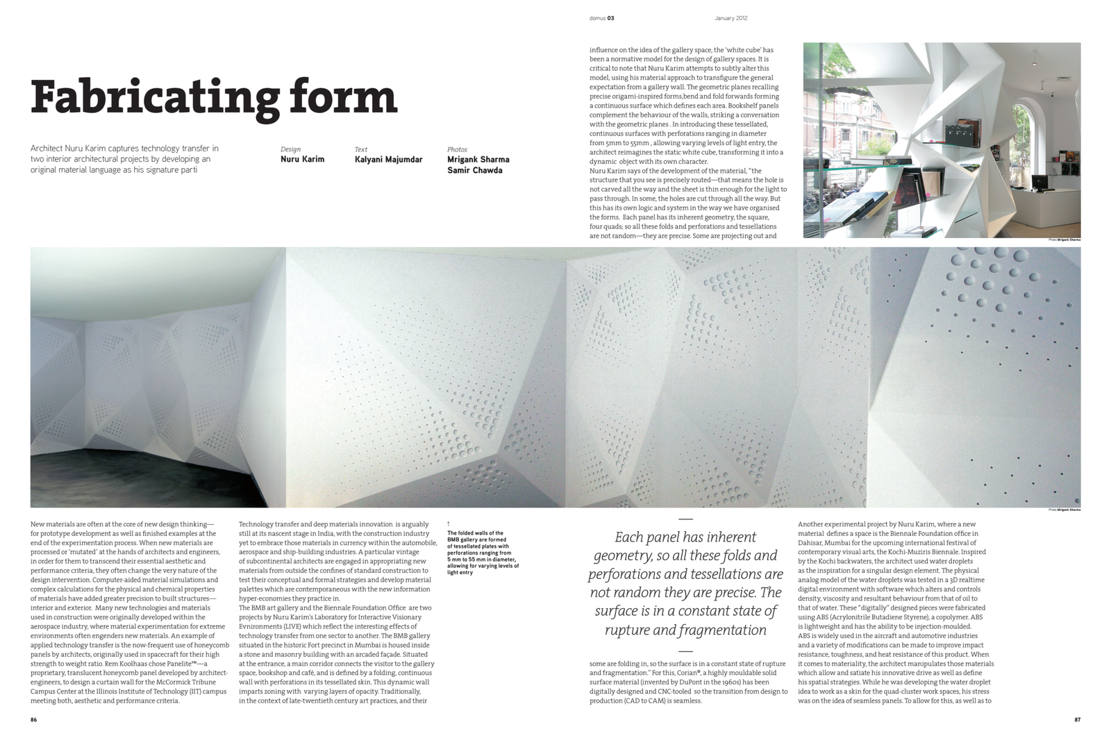 Fabricating Form
